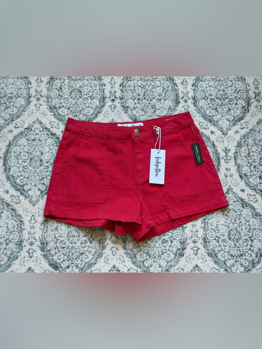 High-Waist Pocket Shorts